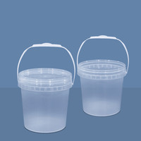 Clear Food Grade PP Buckets, Plastic Barrels