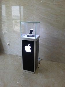 <span class=keywords><strong>Vitrine</strong></span> rotative en aluminium et verre pour téléphones portables avec éclairage LED, affichage numérique, étanche et écologique - Product Image 3