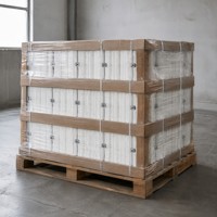 Module en fibre céramique blanche thermoformé, bloc d'isolation réfractaire résistant à la chaleur 1260°C, taille personnalisable pour usage industriel