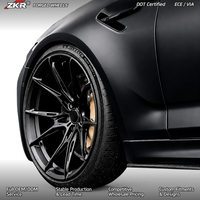 Jantes de voiture concaves en aluminium forgé brillant, neuves, 5x114.3 5x130 5x120 18-22 pouces pour GTR pour Audi Sports, jantes à fond profond