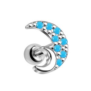 Joyería de Acero Inoxidable al por Mayor, Pendientes con Rosca Interna, <span class=keywords><strong>Piercing</strong></span> de <span class=keywords><strong>Labio</strong></span>, Diseño de Espina de Pescado con Parte Trasera Plana, Labret - Product Image 3