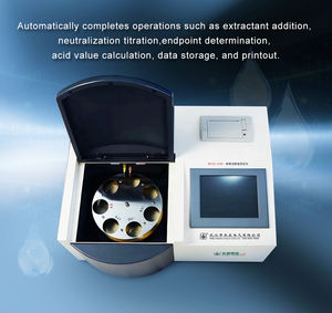 Testeur d'acidité de l'huile, analyseur de valeur acide de l'huile isolante, analyseur de valeur acide de l'huile de transformateur, plage de valeur acide : 0,1-1 mg KOH/g - Product Image 4