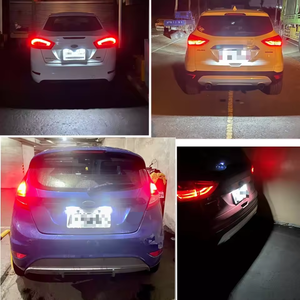 Luce targa a LED per Ford Fiesta Focus Kuga Mondeo Galaxy Ecosport Ranger <span class=keywords><strong>Explorer</strong></span> 6000K <span class=keywords><strong>bianco</strong></span> 18SMD lampada a LED - Product Image 5