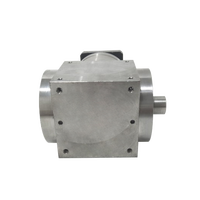 Réducteur planétaire 3F FAMED AT170A-FC-25 1:1 à angle droit, 320 Nm, arbre creux en acier inoxydable pour équipement industriel