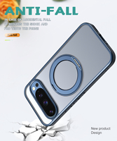 Coque de chargeur sans fil pour Google Pixel 10/9A/9 Pro XL avec support TPU + PC + Metal Armor Design Waterproof Mobile Phone Case