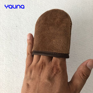 Gant autobronzant en velours ultra doux Vente en gros Application d'huile <span class=keywords><strong>de</strong></span> <span class=keywords><strong>bain</strong></span> et <span class=keywords><strong>de</strong></span> douche Gants Mini Mitt - Product Image 5