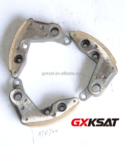 GXKSAT Plaquettes d'embrayage centrifuges haute performance argentées pour moto GN5 CD110 BIZ100 Wave100 Dream EX5 - Product Image 2