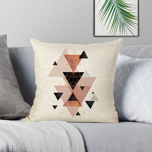Nordique <span class=keywords><strong>petite</strong></span> géométrie fraîche maison décorative bleu Triangle canapé-lit coussins couverture - Product Image 4