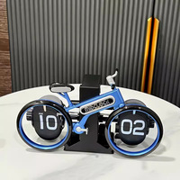 Nouvelle Horloge de Table Miniature en Forme de Vélo, Décoration Cycliste, Qualité Hobby, Cadeau de Noël pour Garçons 2026