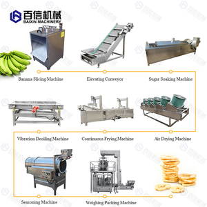 Venta directa de fábrica Línea de producción de pelado de plátano Línea de producción completa de chips de plátano - Product Image 6