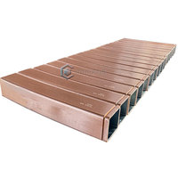 Tube de moule en cuivre CCM 125X125X800 R6000, tube de moule en cuivre moulé en acier pour la vente