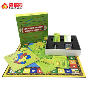 OEM Unique Design Multi Color Edges Glossy Matte Lamination Adult Print Board Games For Adults And Kids - Product Image 3