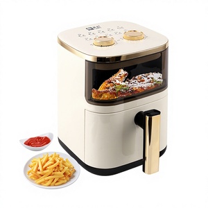 Friggitrice ad Aria Camel 6L di Grande Capacità con Controllo Touch, 1100W, Forno Elettrico Multifunzione per Casa, per <span class=keywords><strong>Patatine</strong></span> <span class=keywords><strong>Fritte</strong></span> - Product Image 1