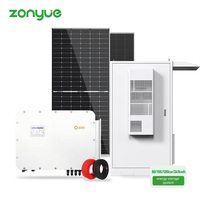 Armoire de batterie LFP Zonyue Energy 241 kWh, onduleur hybride Solis 125 kW, stockage PV C&I 250 kW