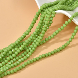 Cristal 4mm Rondelle Facettes Perles De Verre Multicolore Nouvelles Couleurs Cristal Lampwork Verre Rondelle Perles En Gros - Product Image 5