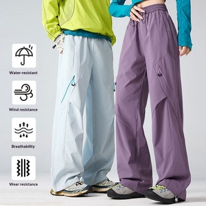 Pantaloni <span class=keywords><strong>Cargo</strong></span> da <span class=keywords><strong>Donna</strong></span> per Esterni, Casual, ad Asciugatura Rapida, Resistenti, Impermeabili, Traspiranti, Vestibilità Comoda, in Nylon Antivento, Primavera-Estate - Product Image 1