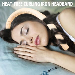 Custom Logo Satin Heatless <b>Hair</b> <b>Curler</b> Set Frizz-Free Soft Curls Sleep Curling Rod <b>Headband</b> Overnight Curling Rod for Styling - Product Image 4