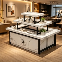 Vitrine réfrigérée de haute qualité avec double vitrage et congélateur pour gâteaux, idéale pour l'exposition de glaces et de gâteaux