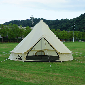 GodsWord Tente Tipi Pyramide de Camping, Tente Cloche, Yurt d'Extérieur en Polyester, Style Économique, Tentes Indiennes de Luxe pour Glamping Familial et Événements - Product Image 6