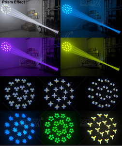 Tên lửa chùm 100 <span class=keywords><strong>Led</strong></span> di chuyển đầu chùm ánh sáng sân khấu với vòng Hào Quang DMX512 cho DJ Câu lạc bộ VŨ TRƯỜNG bên đám cưới - Product Image 6