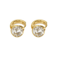 Nouvelles boucles d'oreilles clipsables en argent 925 et moissanite pour femme, exquises, haut de gamme, suspendues, scintillantes, effet diamant, petites ampoules, tendance et élégantes