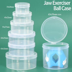 SUNSHING Custom Clear Round Storage Box Premium Small Plastic Container for Cosmetics Jewelry Powder Puffs and Beads Case - Product Image 2