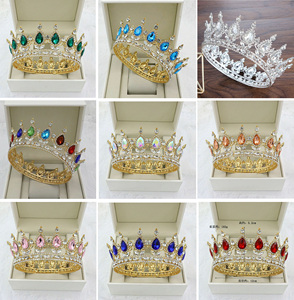 <span class=keywords><strong>Accessori</strong></span> per <span class=keywords><strong>Capelli</strong></span> da <span class=keywords><strong>Sposa</strong></span> Genya Jewelry, Gioielli Nuziali, Corona Tiara con Perle, Corona Rotonda, <span class=keywords><strong>Accessori</strong></span> per <span class=keywords><strong>Capelli</strong></span> da Matrimonio per Palcoscenico 2024 - Product Image 5