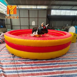 Toro Mecánico Inflable para Competencia en Parques <span class=keywords><strong>de</strong></span> Diversiones, Máquina <span class=keywords><strong>de</strong></span> Toreo Mecánico para Niños en Venta - Product Image 5