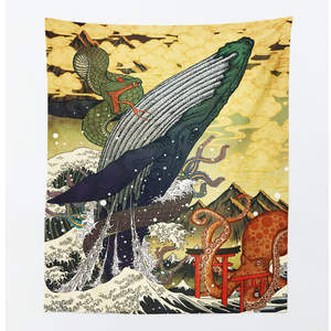 Bravo Kain Poliester 100% Cetak Digital 3D Tapestry Dinding Jepang Dari Cina - Product Image 6