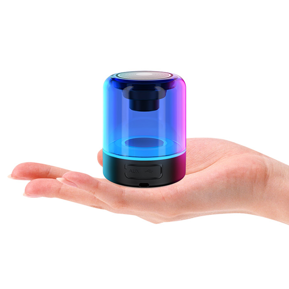 Производитель, магнитный светодиодный портативный двойной беспроводной динамик TWS с подсветкой, dj саундбар, умная мини-лампа, bluetooth-динамики