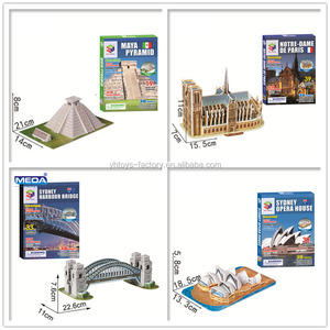 49 Estilos de Modelos de Arquitectura Mundialmente Famosa, Rompecabezas 3D, Juguetes de Construcción para Niños, Regalo - Product Image 4