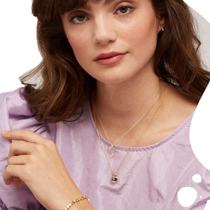 สร้อยคอจี้รูปหัวใจทองเหลืองชุบทองคำ ลดราคาพิเศษ - Product Image 2
