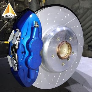 Kit Freni Maggiorati Anteriori 340Mm 370Mm Disco <span class=keywords><strong>Freno</strong></span> Modificato Pinza <span class=keywords><strong>Freno</strong></span> da Corsa a 4 Pistoni M4 per <span class=keywords><strong>F20</strong></span> F35 F32 F22 F30 - Product Image 2