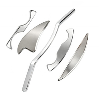 Outil de massage Gua Sha personnalisé en acier inoxydable pour le sport, grattoir musculaire pour la thérapie physique des tissus mous des jambes et des bras