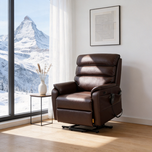 <span class=keywords><strong>Fauteuil</strong></span> inclinable électrique moderne en <span class=keywords><strong>cuir</strong></span> Power Lift pour personnes âgées, avec chauffage lombaire et massage vibrant 4 points, canapé ZG Lift - Product Image 3