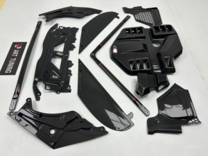 Kit intérieur en fibre de carbone sèche, couvercle de compartiment moteur, kit de remplacement 7 pièces pour BMW G80 M3 G82 M4 G83 G87 M2 S58 Moteur 2021+ - Product Image 5