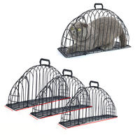 2023 Cage anti-rayures pour animaux de compagnie en acier inoxydable Cage de douche pour animaux de compagnie pour chat