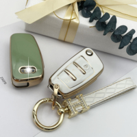 DM Vente flash Accessoires de voiture en TPU Étui pour clé de voiture pour Audi A1 A3 A4 A6 Q3 Q7 TT Coque de clé de voiture