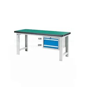 כבד החובה תיקון עבודת ספסל Workbench עם שתי מגירות עבור כלים