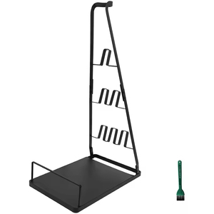 Support de rangement pour <span class=keywords><strong>aspirateur</strong></span> sans fil, support de sol sans perçage, organisateur de câbles pour <span class=keywords><strong>balai</strong></span> électrique portatif - Product Image 3
