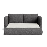 Gemütliches Komprimiertes Verwandlungssofa Klappsofa Schlafsofa mit Breiten Armlehnen für Villa und Schule, Ausziehbares Bett für Wohnzimmer-Sofas