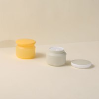 Nouveau design d'emballage cosmétique de lotion crème pour le visage de soin de la peau pot de crème cosmétique pour les yeux pour le visage en plastique avec couvercle