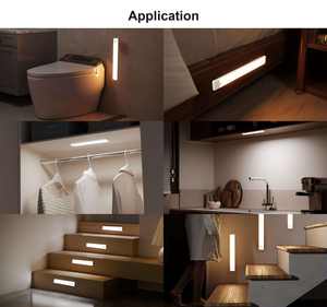 EGH USB-Aufladbare <span class=keywords><strong>LED</strong></span> Moderne Aluminium Warmweiße Schrankleuchte für Innenräume, Küchenschrankbeleuchtung mit Kabellosem Bewegungssensor - Product Image 5