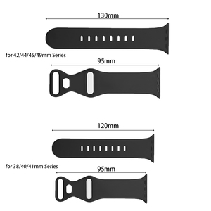 Correa de silicona suave de repuesto deportiva mariposa personalizada compatible con 40/41/42mm y 44/45/46/49mm para Apple Watch - Product Image 2