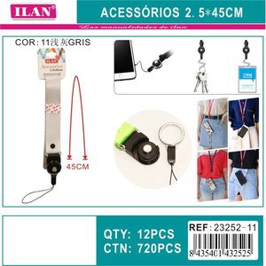 Accessori ILAN Cordino 2.5x45Cm per Telefono, Chiavi e Porta Carte d'Identità - Product Image 1