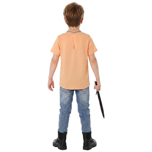 Costume Percy Jackson, t-shirt orange pour garçons, tenue de fête d'Halloween sur le thème du camp demi-sang - Product Image 3