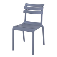 Vente en gros de chaises d'extérieur empilables modernes en plastique PP en polypropylène