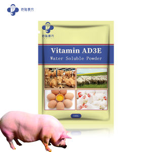Polvere di Vitamina AD3E per Suini Promotore di Crescita Alimentare per Maiali Vitamina Ad3e per Mangimi Animali - Product Image 1
