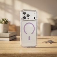 Étui Magnétique de Luxe pour iPhone 18 17 Pro Max, Aimant N52 Puissant, Compatible Charge Sans Fil, Protection Transparente Antichoc