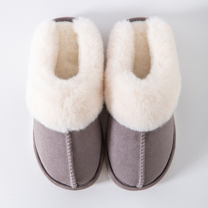 Zapatillas cómodas de Invierno para <span class=keywords><strong>mujer</strong></span>, pantuflas cálidas de casa, Foam viscoelástica suave y esponjosa, chanclas de felpa de piel sintética a la moda - Product Image 2